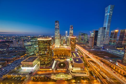Skyline Jewel Hotels in China Beijing Towers