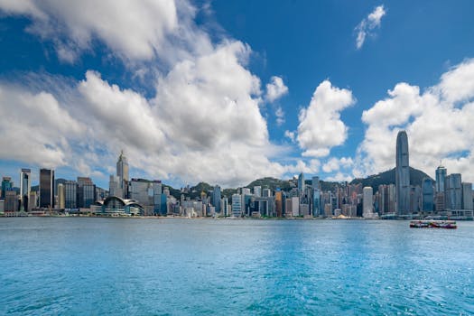 Skyline Luxury Hotels in China Ningbo Towers