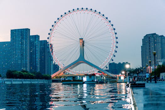 Skyline Prestige Hotels in China Tianjin Icons